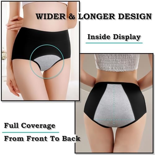 Vue 3 de Anntry Culotte Menstruelle Pour