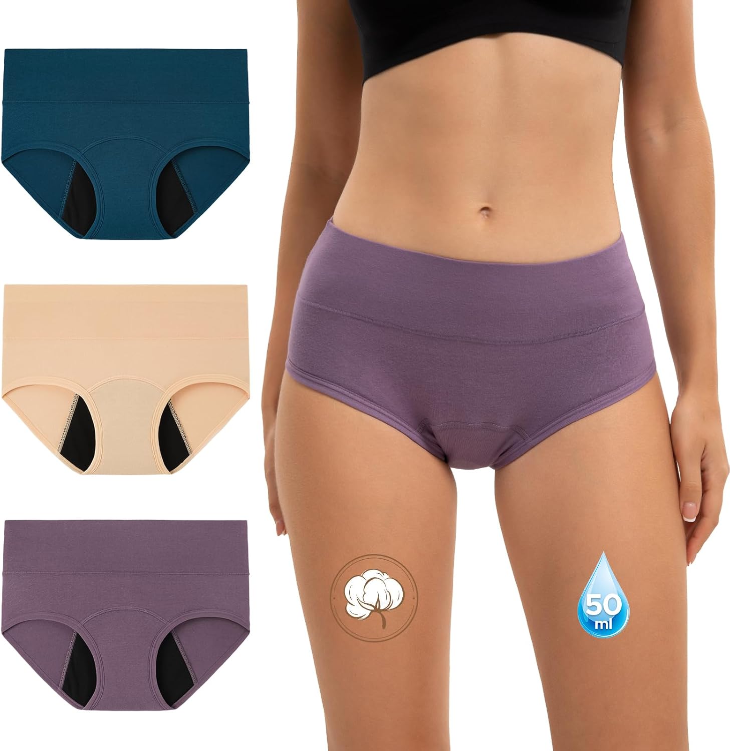 Innersy Culotte Menstruelle Flux