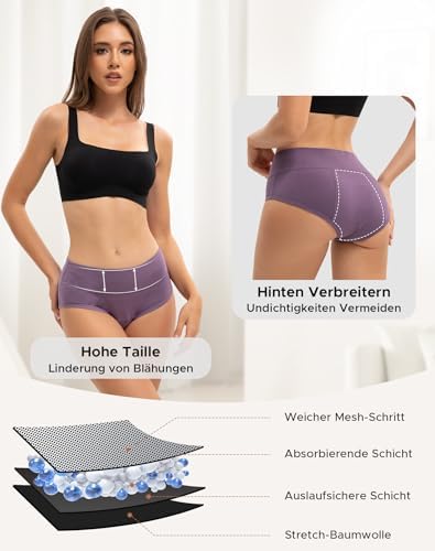 Vue 3 de Innersy Culotte Menstruelle Flux