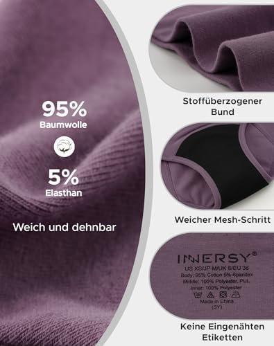 Vue 4 de Innersy Culotte Menstruelle Flux