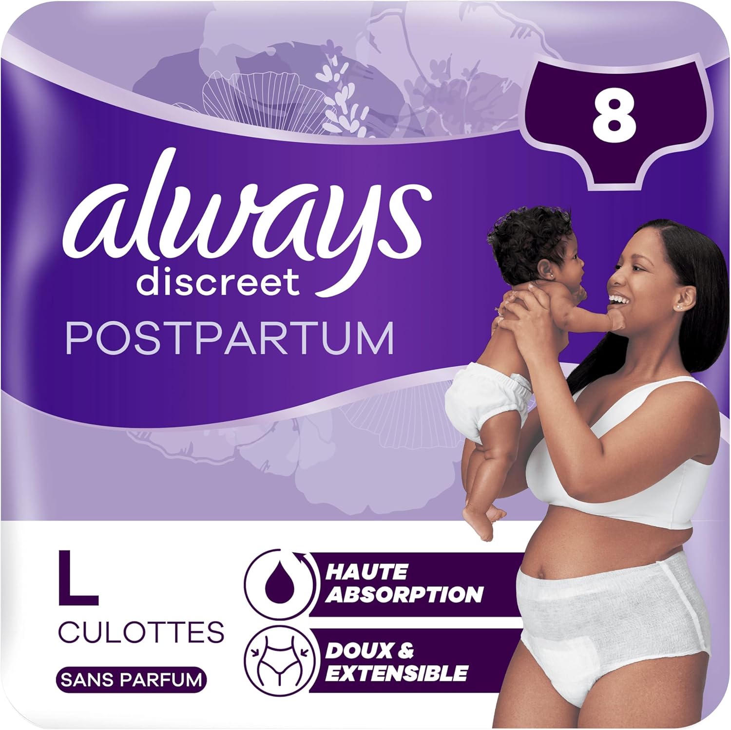 Always Discreet Postpartum Culottes