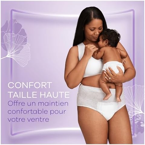 Vue 3 de Always Discreet Postpartum Culottes