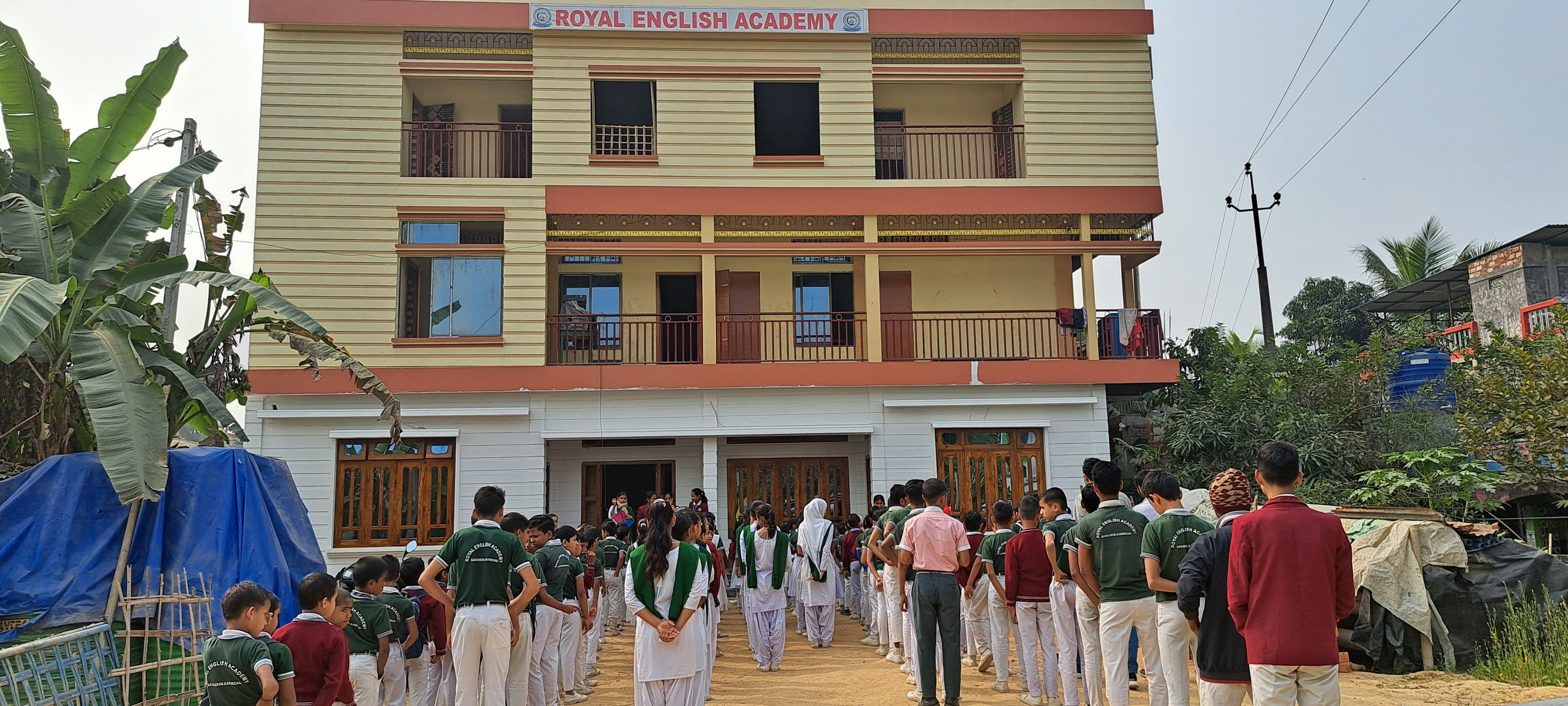 School Campus Background