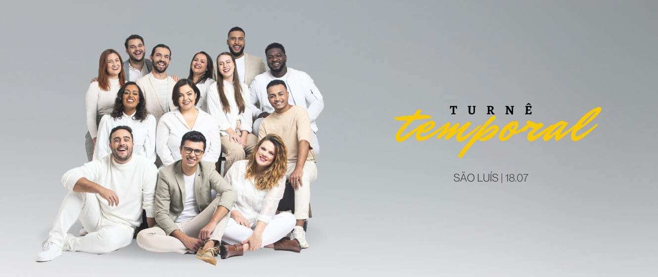 Banner do evento Turnê Temporal: Vocal Livre em São Luís