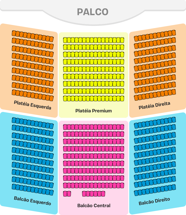 Mapa de assentos