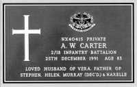 cemetery plaque