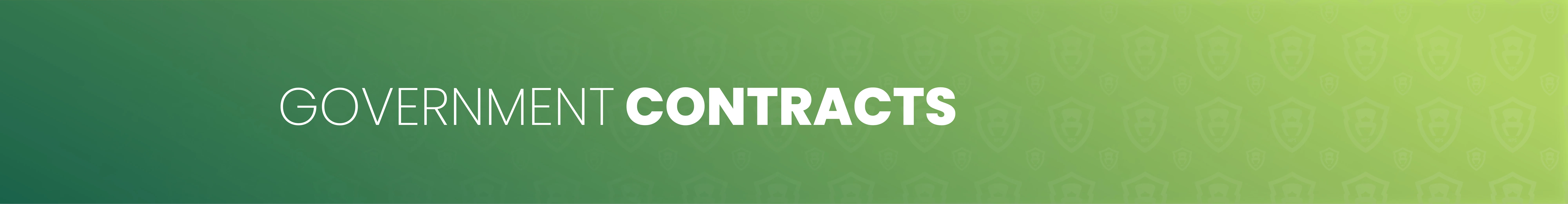 Govement Contracts Banner
