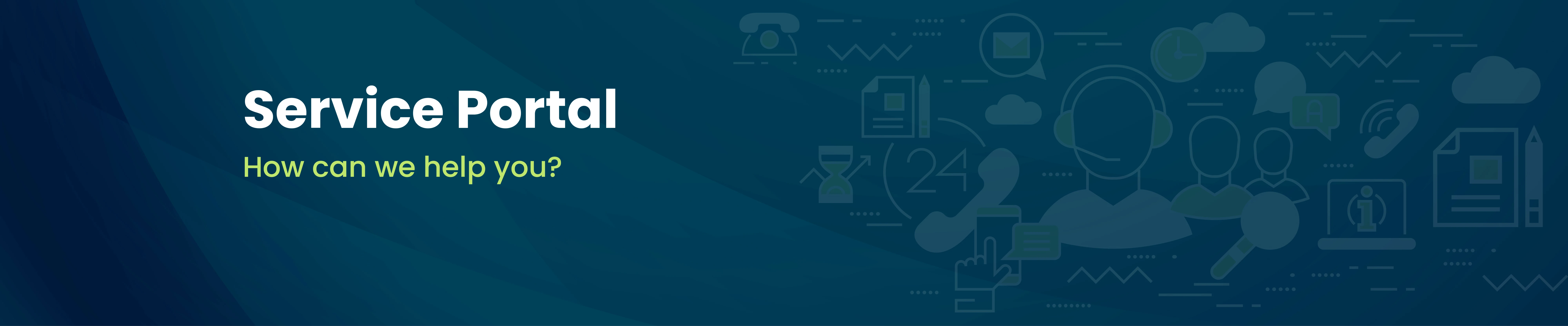 service portal banner