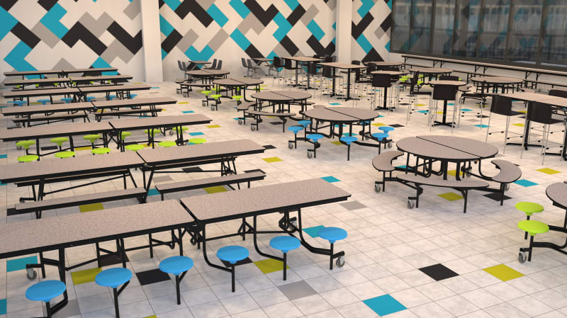 Check out the cafeteria