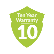 10 Year Warranty