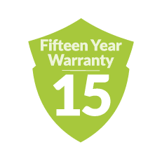 15 Year Warranty