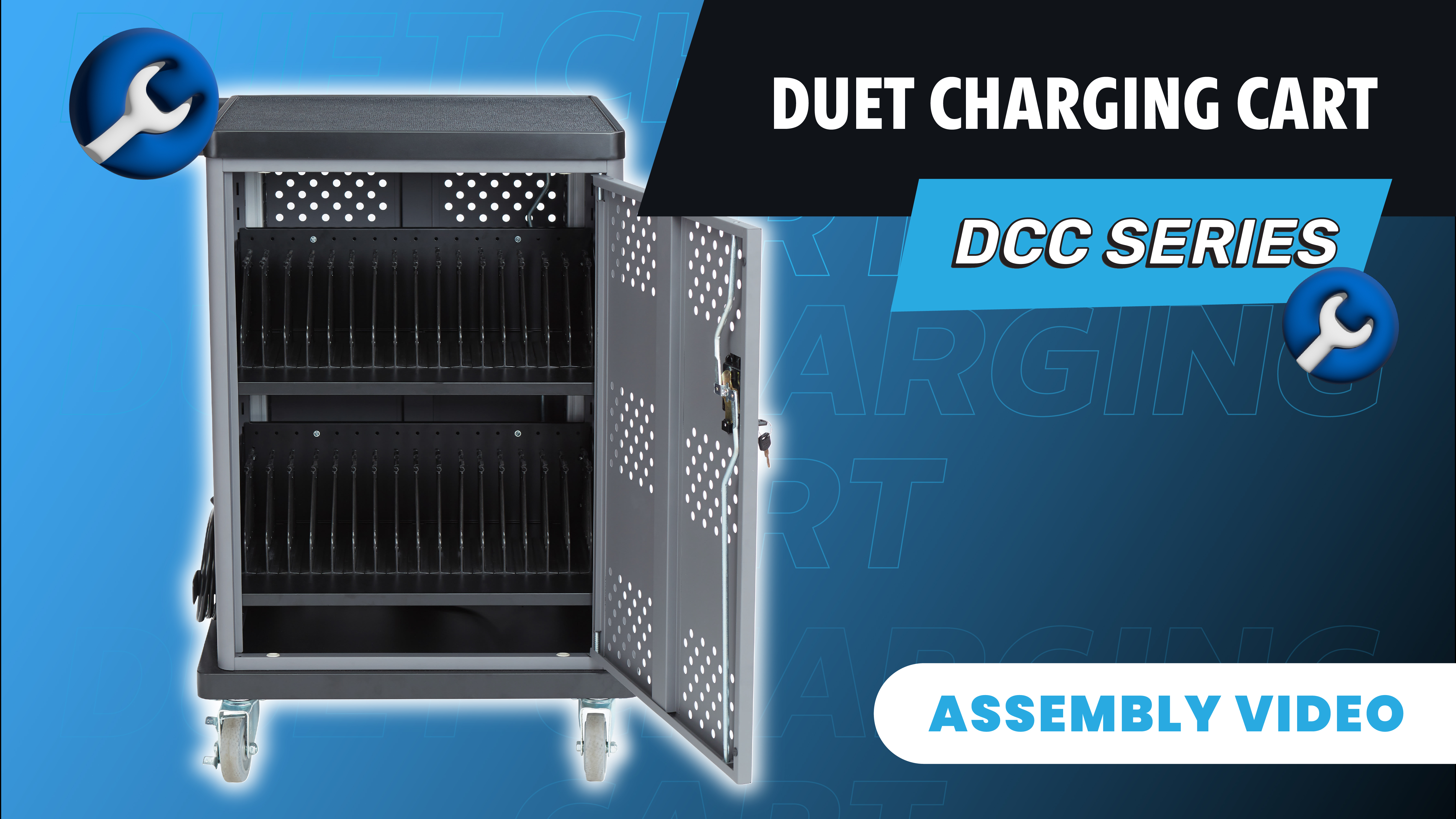 Duet Charging Cart Assembly