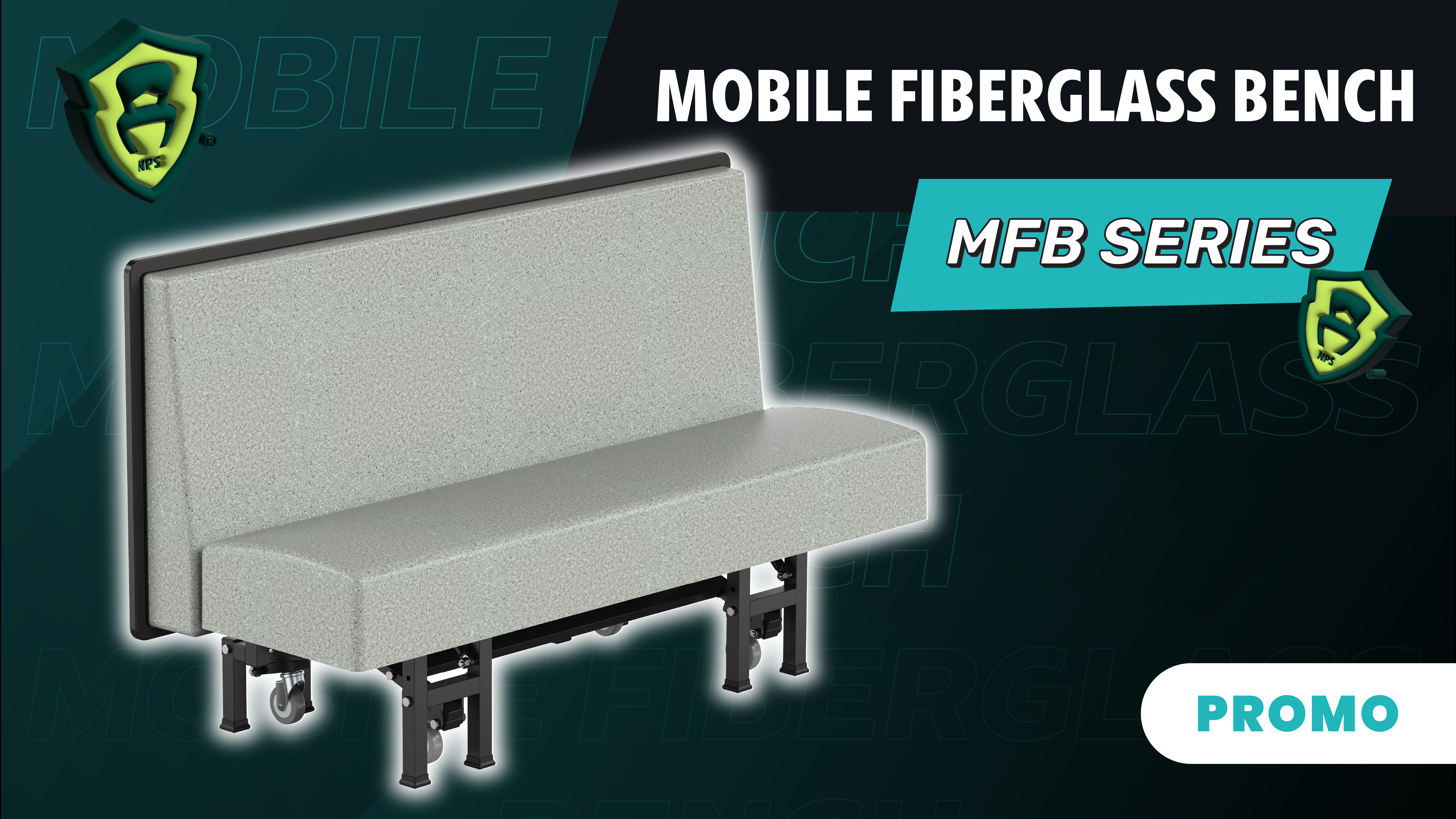 Mobile Fiberglass Bench