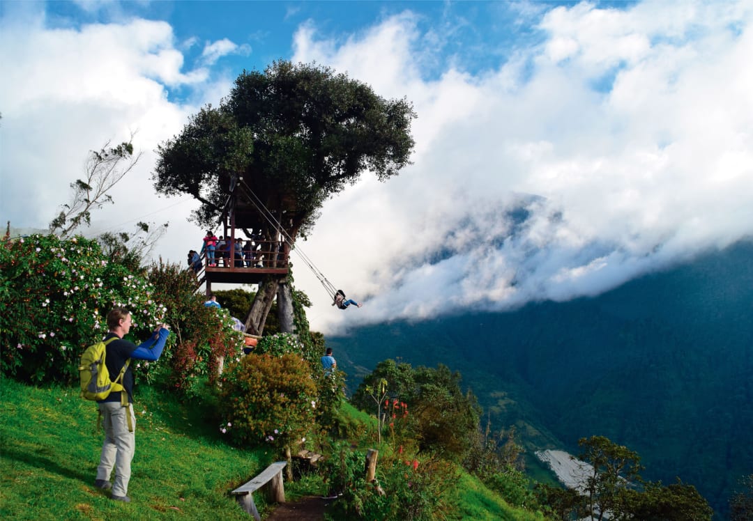 La casa del arbol en Banos Ecuador