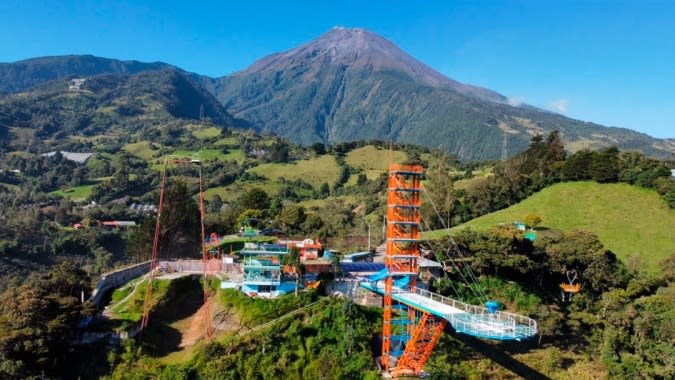 Pasarela de diamante en Banos Ecuador