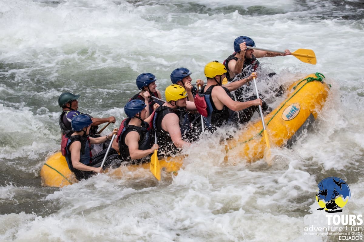 Rafting en Banos Ecuador