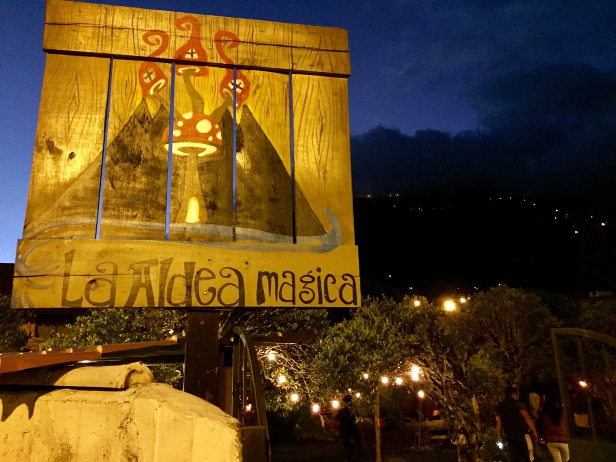 La aldea Magica en Banos Ecuador