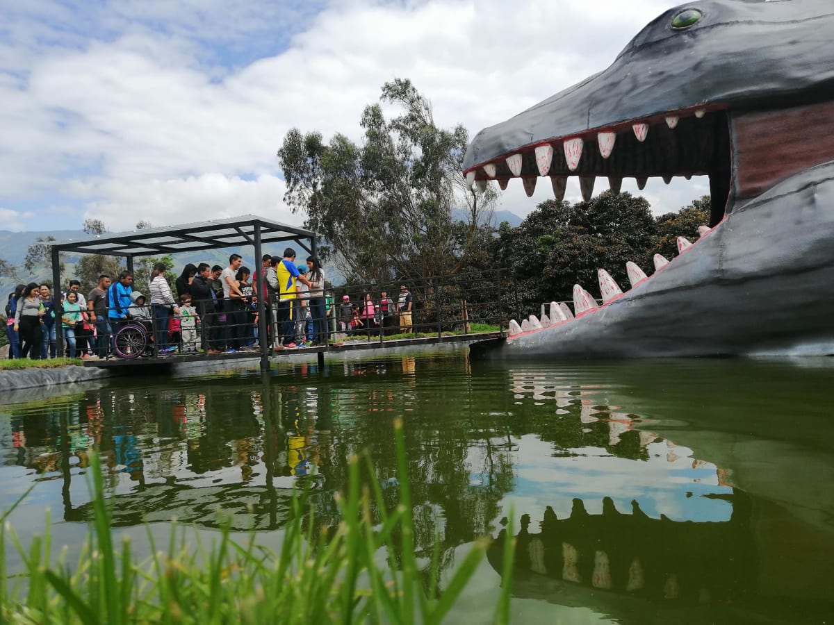 Dinosaurios Park en Banos Ecuador