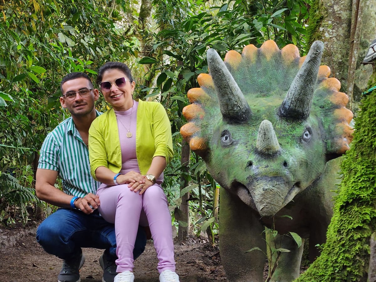 Dinosaurios Park en Banos Ecuador