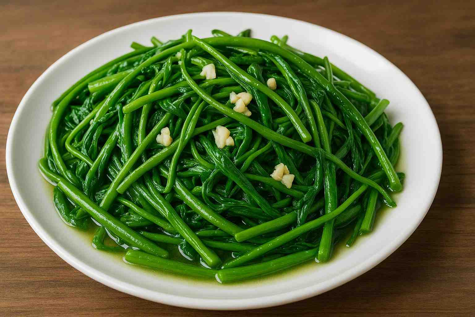 Rau muống xào tỏi