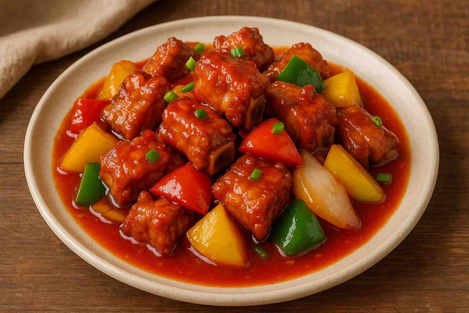 Sườn xào chua ngọt