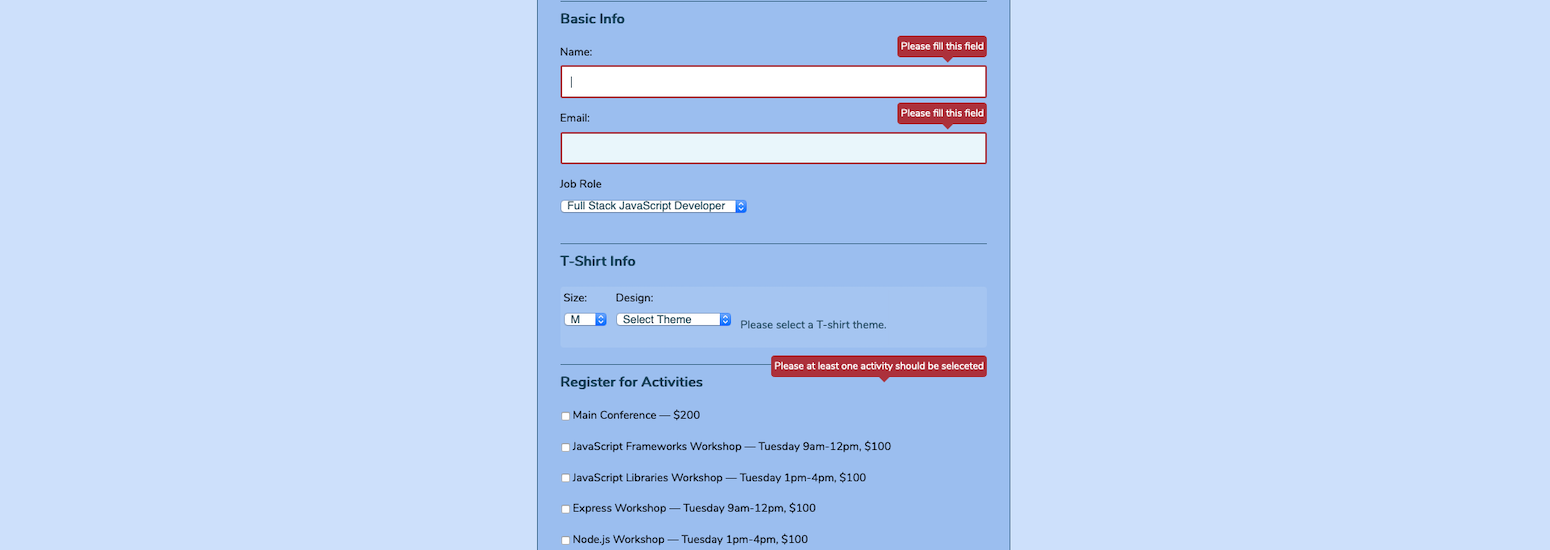 interactive form0