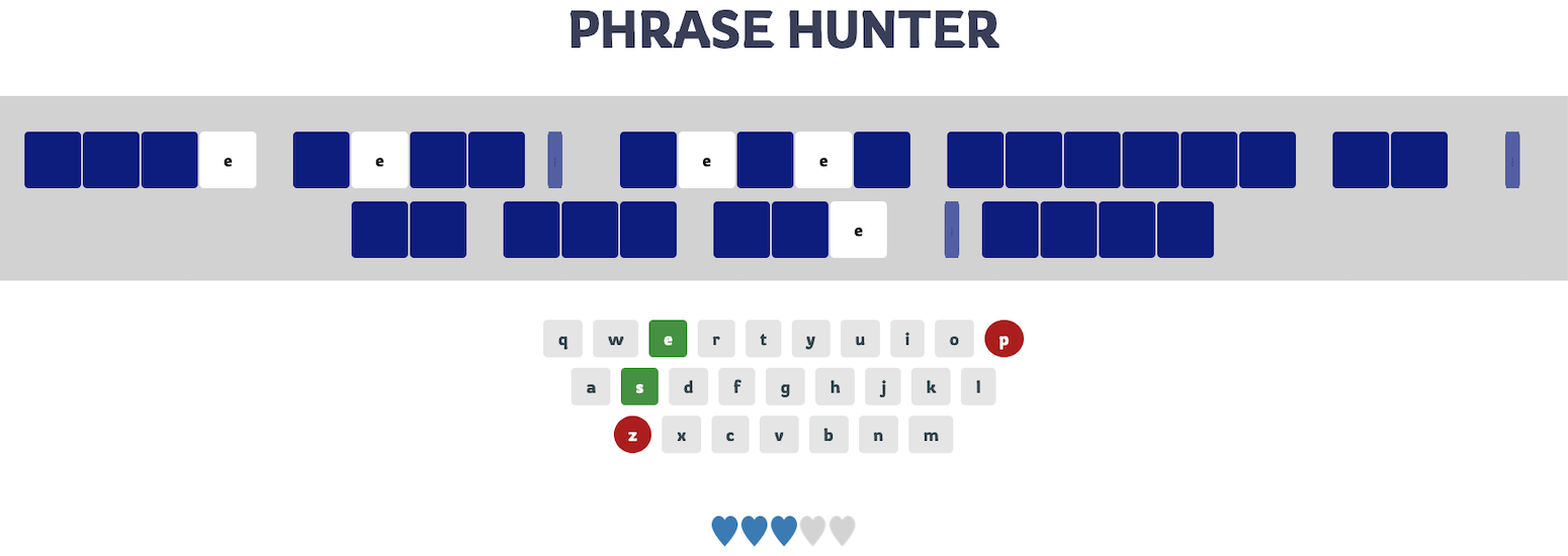 OOP game - phrase hunter1