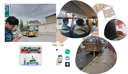 Collecting data from Pumakatari bus routes using mobile applications
