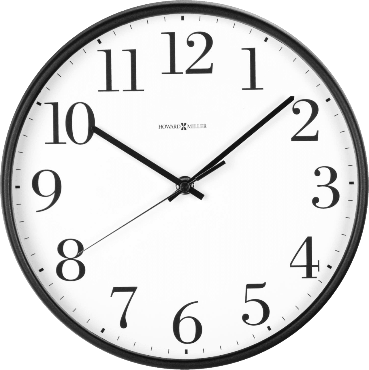 Preview of Wall Black Round Clock Png File Hd
