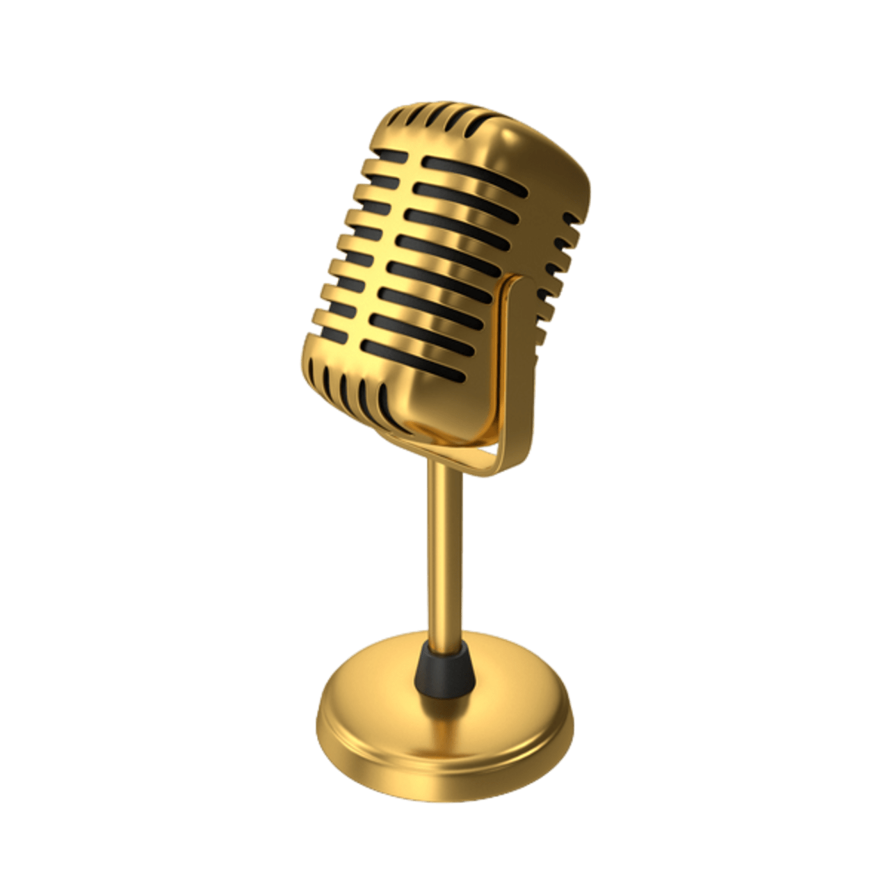 Preview of Gold Microphone Yexyjr7 600 Photoroom Png Photoroom