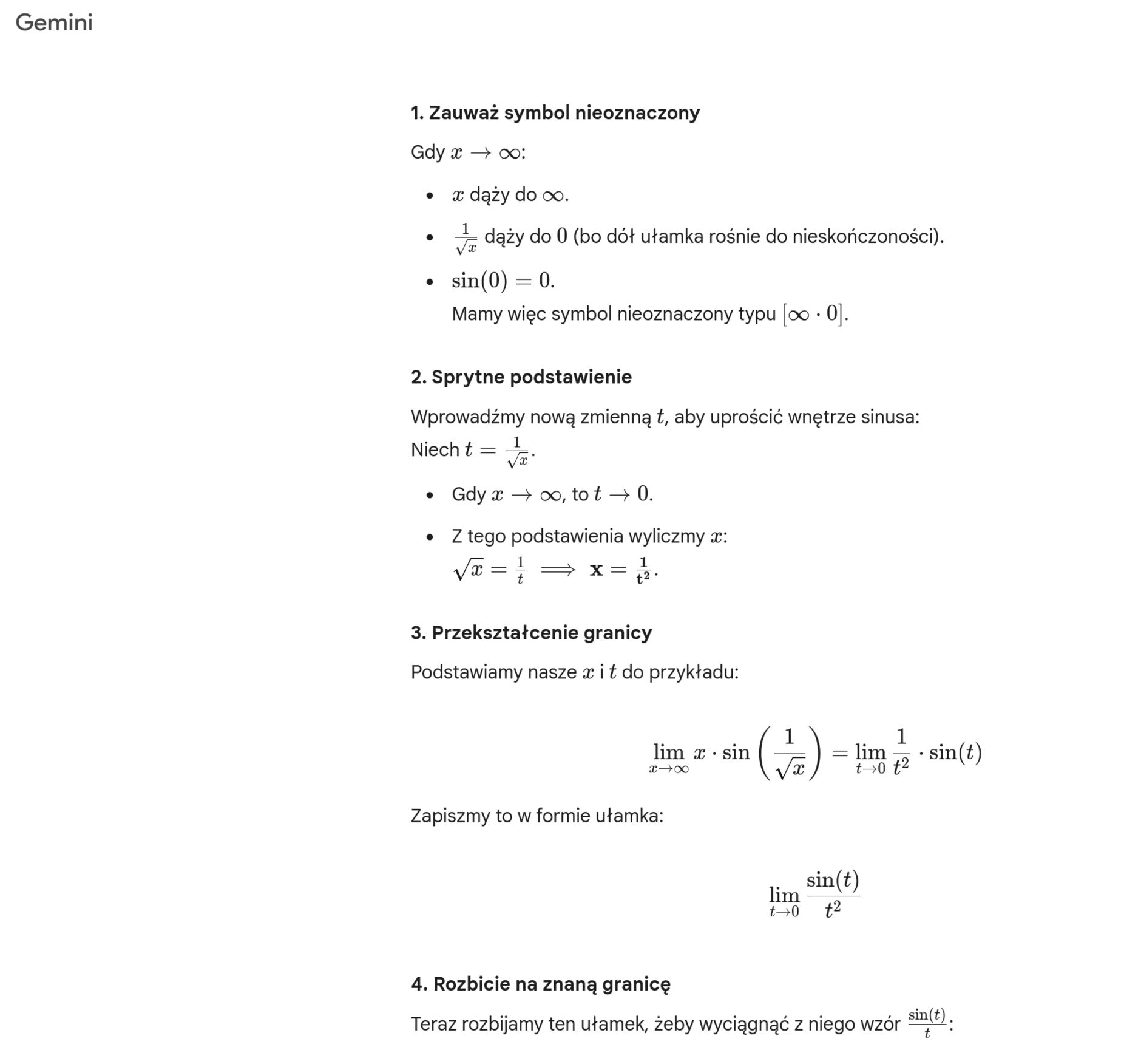Gemini tłumaczy krok po kroku