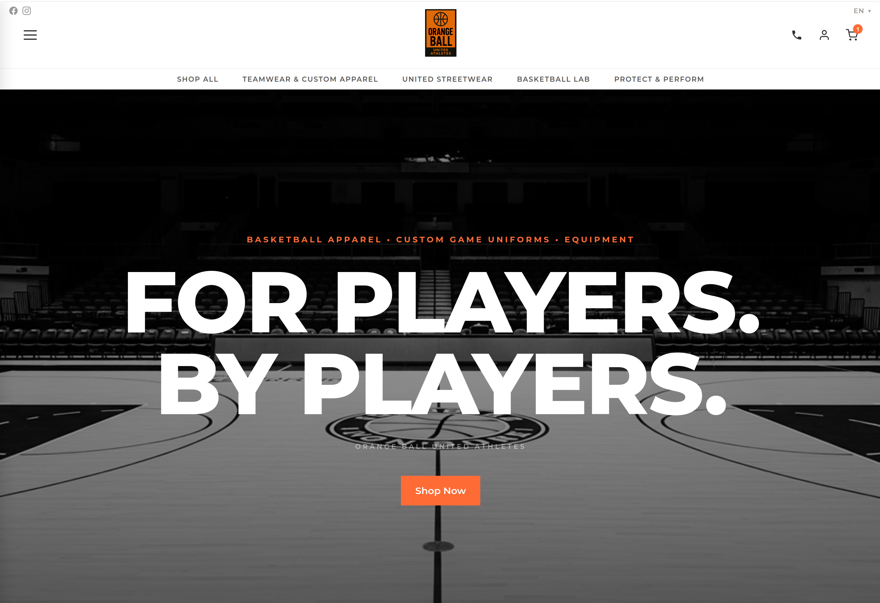 OrangeBall United Athletes — Custom Basketball Store