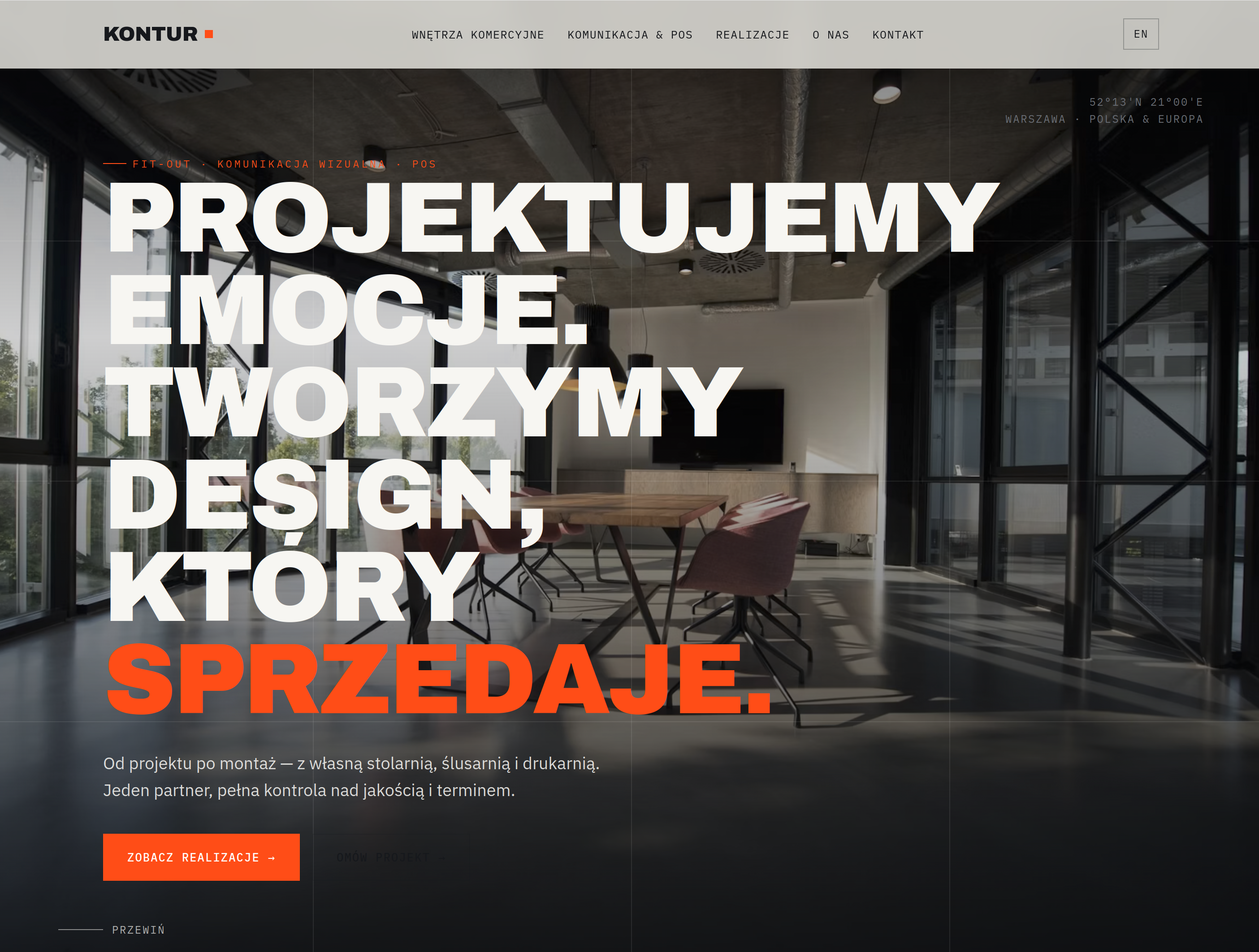 Kontur — Premium B2B Fit-out Studio