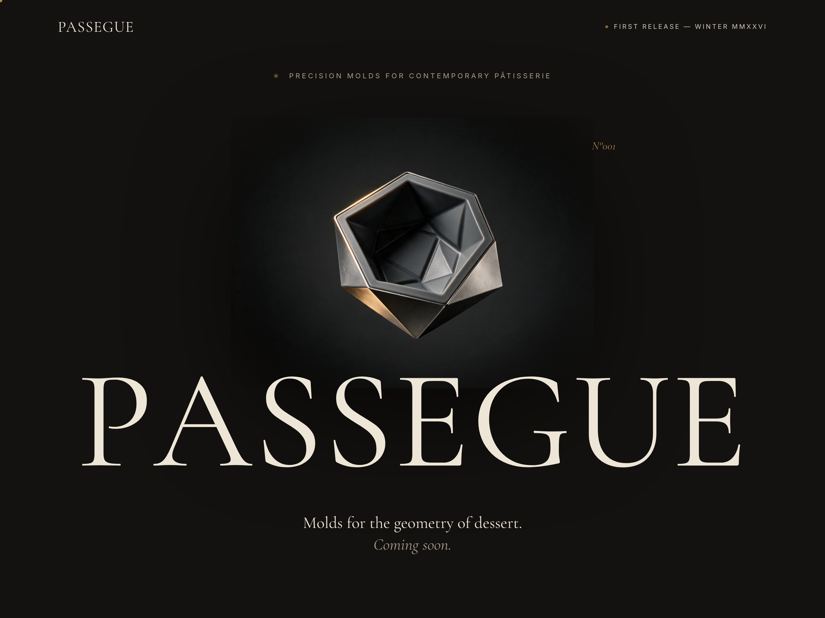 PASSEGUE — Pre-launch Teaser
