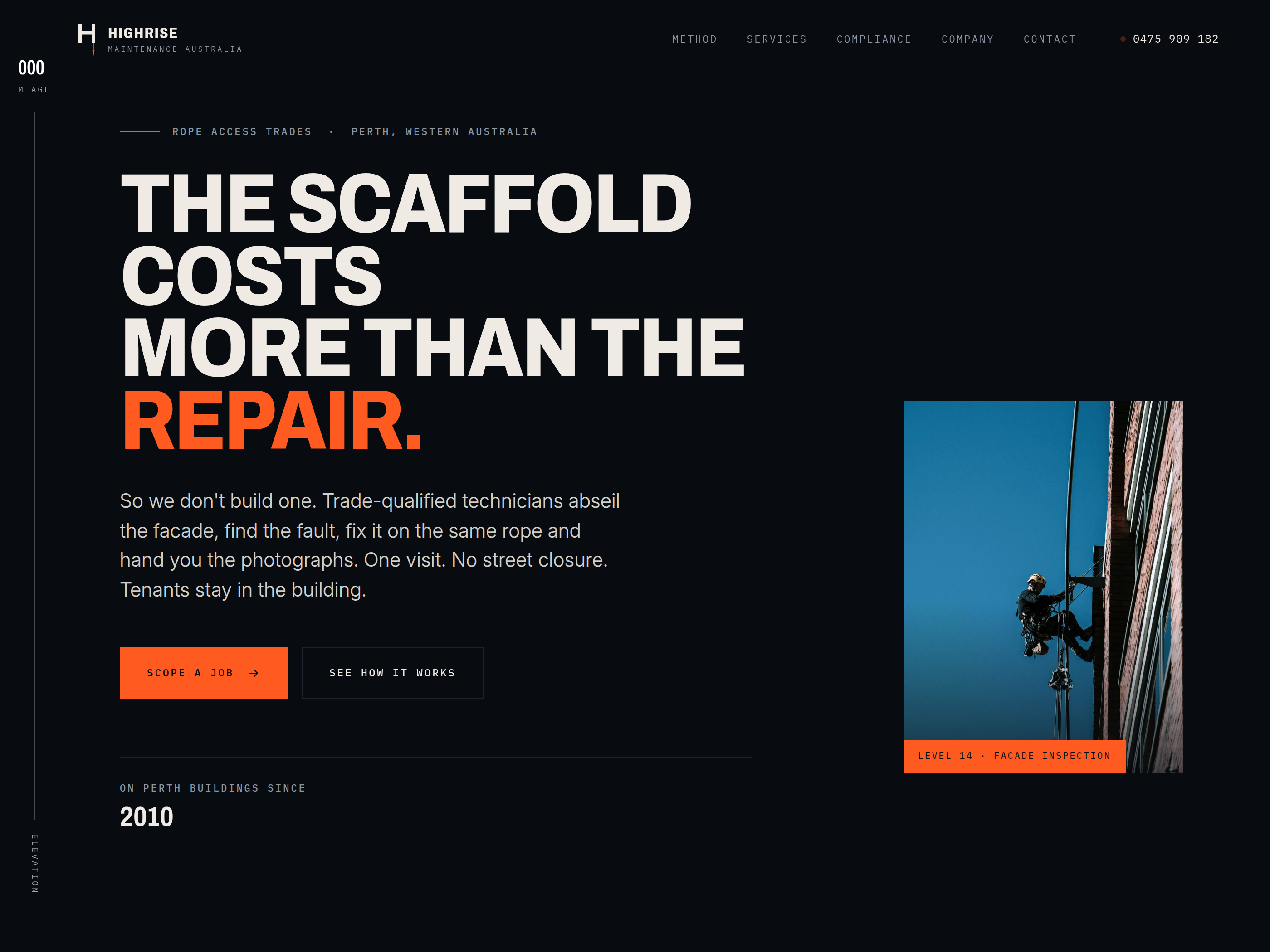 Highrise Maintenance Australia — Rope Access Trades