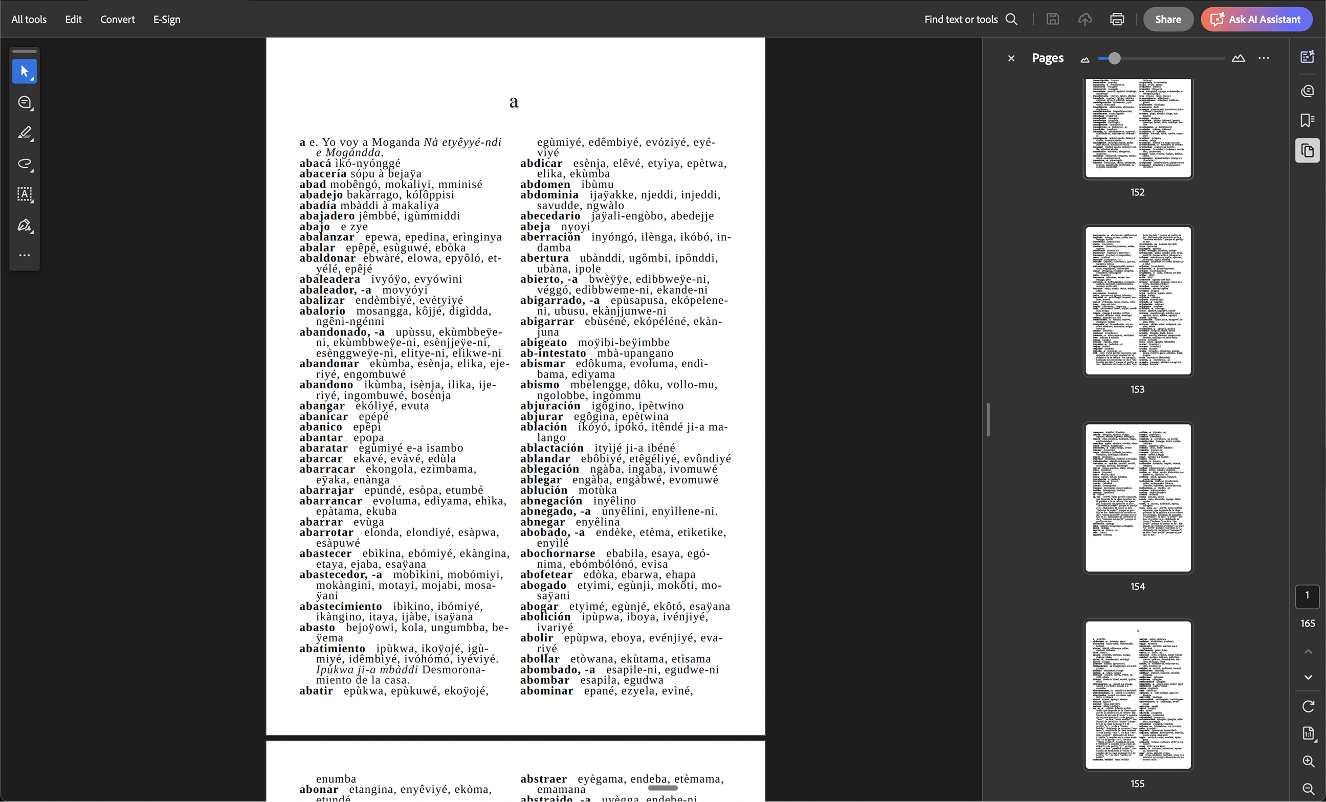 Dictionary source review
