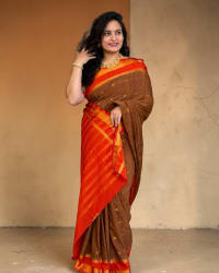 Semi Mysore Crepe (Big Checks with Motifs) thumbnail 2