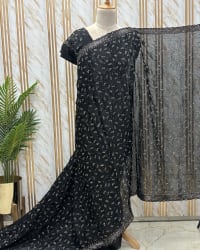 Designer Saree (Piping Work) thumbnail 3