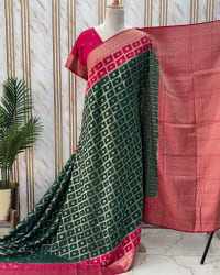 Chinnon Saree (2D, Checks Body) thumbnail 2