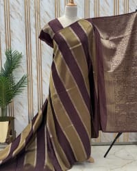 Pure Viscose Saree (Embossed, Borderless) thumbnail 3