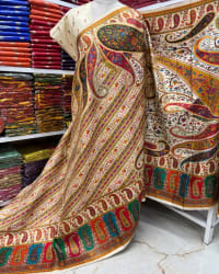 Premium Pashmina Saree (Ladakhi Theme) thumbnail 2