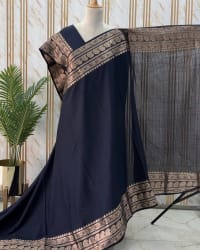 Semi Mysore Crepe (Self, Big Mango and Temple Border) thumbnail 3