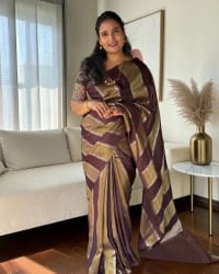 Pure Viscose Saree (Embossed, Borderless) thumbnail 2
