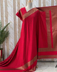 Banarasi Khadi Georgette (Motifs, Mayuri Big Bentex) thumbnail 2