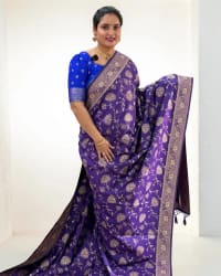 Semi Tussar (Jaal Pattern) thumbnail 1