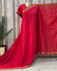 Semi Mysore Crepe (Small Border, Marching Elephants) thumbnail 2