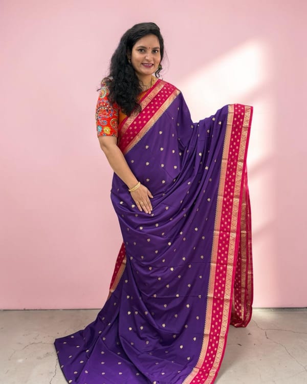 Semi Mysore Crepe (Buttas, Floral Drop Bentex)