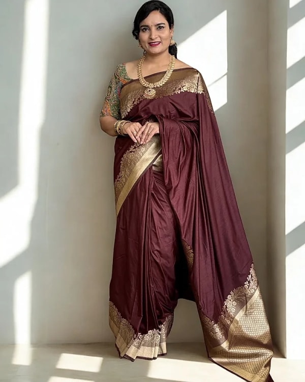 Mashru Silk (Floral Creeper)