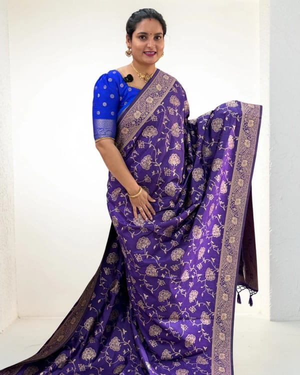 Semi Tussar (Jaal Pattern)