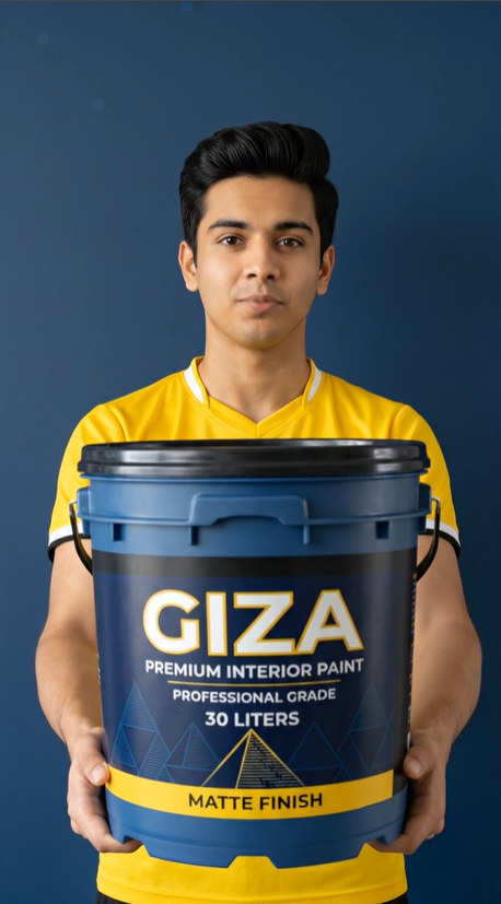 Transform your interiors with GIZA Paint’s premium wall finishes. Watch this authentic UGC-style home tour featuring modern interior paint textures, smooth coverage, and elegant color aesthetics perfect for stylish living spaces